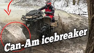 Breaking ice on Can Am | Renegade, Outlander’s
