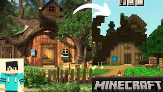 MASHA AND THE BEAR HOUSE 🏡.|| house tour of bear's house.#minecraft #kids #youtube