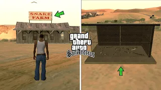 What Happens If You Visit The Snake Farm in GTA San Andreas? (Snakes Easter Egg)