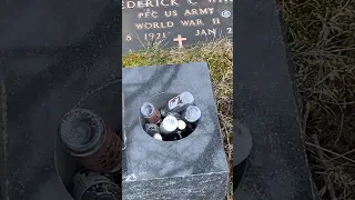 It’s not Richard Pryor’s grave, but there are some nip bottles from his friends