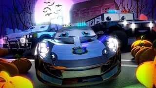 Halloween Night Cars |  Videos For Kids by Little Treehouse | Kindergarten Nursery Rhymes