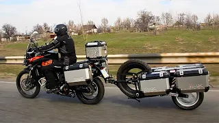 BMW GS 800 offroad Trailer @cwaymoto C-WAY Motorcycle trailer BMW Motorcycle Gus