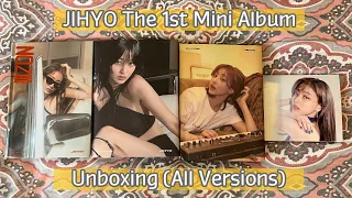 JIHYO The 1st Mini Album "ZONE" Unboxing (All Versions)