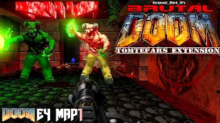 Brutal Doom E4M1, 100% secrets [HD Textures zdoom dhtp, DoomMetal, Tomtefars Extension]