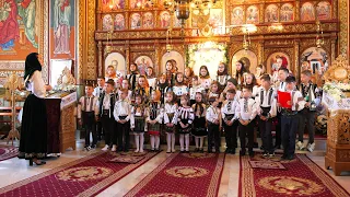 Concert pascal - corul de copii al parohiei ''Nașterea Maicii Domnului'' - Calafindești