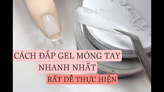 Nghi Thảo tiết lộ cách đắp gel móng tay nhanh nhất rất dễ thực hiện