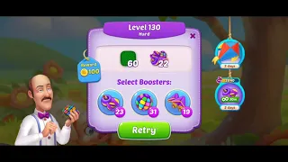 Homescapes 2021 - Level 130 Gameplay || 2 Moves Left || Hard Level