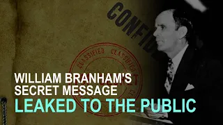 William Branham's Secret Recording Leaked to the Public By Mistake