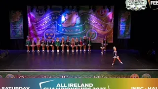 Irish Dancer Shows Off Impressive Talent with A step down the Line  at Championship