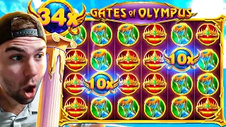 ZEUS GOES CRAZY IN MY NEW GATES OF OLYMPUS BETTING STRATEGY!