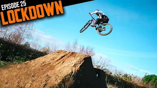 BUILDING AND RIDING A NEW BACKYARD DIRT JUMP!! LOCKDOWN EP25