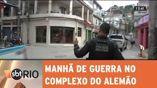 Manhã de guerra no Complexo do Alemão assusta moradores