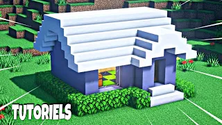 Minecraft How to build a survival modern house: simple