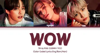 Stray Kids (DANCE RACHA) - 'WOW' Lyrics (Color Coded Lyrics)