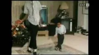 Michael Jackson is dancing with Emmanuel Lewis