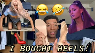 7 rings x ariana grande parody (I BOUGHT HEELS)