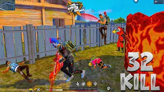 32 KILLS SOLO VS SQUAD FULL GAMEPLAY | GARENA FREE FIRE