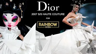 [ENG] DIOR HAUTE COUTURE DOLL! RAINBOW HIGH REPAINT