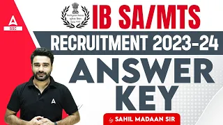 IB Security Assistant/ MTS Answer Key 2023 | IB MTS Answer Key Kaise Download Kare