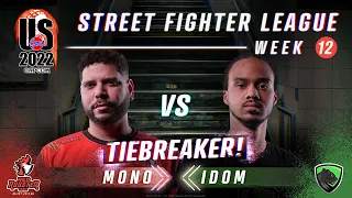 Mono (F.A.N.G) vs. iDom (G) - FT1 - Street Fighter League Pro-US 2022 Week 12