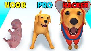 NOOB vs PRO vs HACKER - Dog Life Simulator