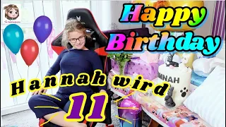 11. GEBURTSTAG 🎈 Meine Geschenke auspacken - XL Video 💖 Hannah Spezial