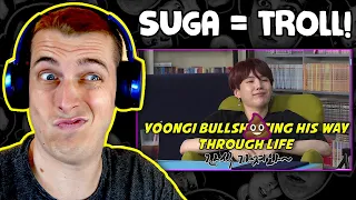 🤥 Suga is a TROLL! 😂 Comedian Reacts to Yoongi Bullsh*tting His Way Through Life