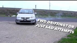 Attempting to drift a Honda FIT [4k]