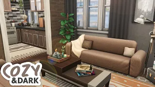 Dark & Cozy Apartment // The Sims 4 Speed Build: Apartment Renovation