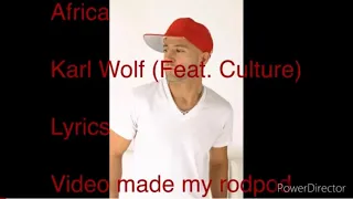 Africa - Karl Wolf Feat. Culture Lyrics