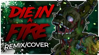 Die In A Fire - FNAF Remix/Cover (Prod. shadrxin) 2022 Remake | FNAF LYRICS VIDEO