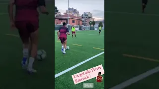 Aubameyang scores Hatrick and gets an assist in match with his friends