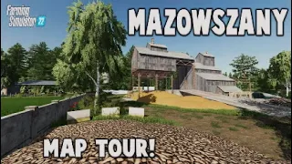 “MAZOWSZANY” FS22 MAP TOUR! NEW MOD MAP | Farming Simulator 22 (Review) PS5.