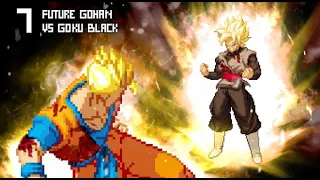 [What-If 7] Goku Black VS Future Gohan.