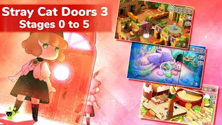 Stray Cat Doors 3 Walkthrough Stage 0 to 5 迷い猫の旅3 脱出ゲーム 攻略 (パルスモ株式会社 Pulsmo)