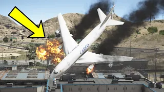 B747 Pilot Makes Terrible Mistake During Emergency Landing | GTA 5