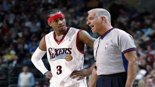 Allen Iverson Top 10 plays vs NBA Referees ! *Happy 42nd Birthday to AI