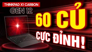 Laptop ultrabook CỰC ĐỈNH, đắt ngang SH125i - Review ThinkPad X1 Carbon Gen 12