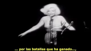 Marilyn Monroe: Happy Birthday, Mr. President (Subtitulada en español) (Escena completa)