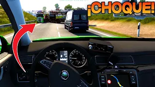 ¡ME CIERRAN EN LA RUTA DE LOS NOOBS Y CHOCAMOS! | Euro Truck Simulator 2