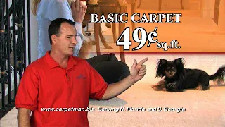 Carpet Man .49 Cent Carpet Special Jacksonville/Orange Park warehouses Come and Get it TODAY.