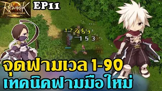 Ragnarok landverse NFT เทคนิคฟามเวลมือใหม่ จุดฟามเลเวล1-90  EP11