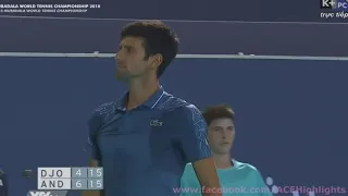 Novak Djokovic vs Kevin Anderson 2018 Mubadala Final Highlights