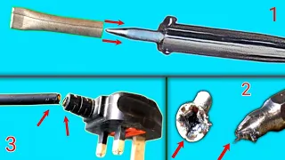 3 Amazing Tricks to Work Efficiently | Cord Plug | Soldering Iron | Rusty Screw