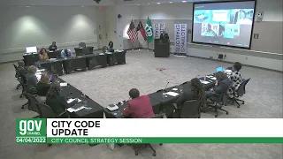 City Council Strategy Session  April 4, 2022