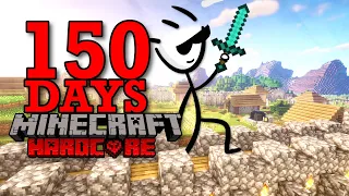 I survived 150 DAYS in Minecraft Hardcore! - And this is what happened...