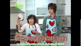 SS501-Kim Hyun Joong cocinando sub esp