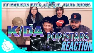 Non-Kpop Fans REACT to K/DA - POP/STARS ft. Madison Beer, (G)I-DLE, Jaira Burns