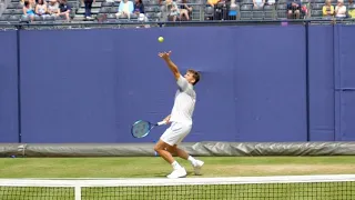 Casper Ruud Serve Slow Motion - ATP Serve Technique