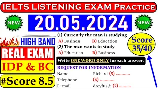 IELTS LISTENING PRACTICE TEST 2024 WITH ANSWERS | 20.05.2024